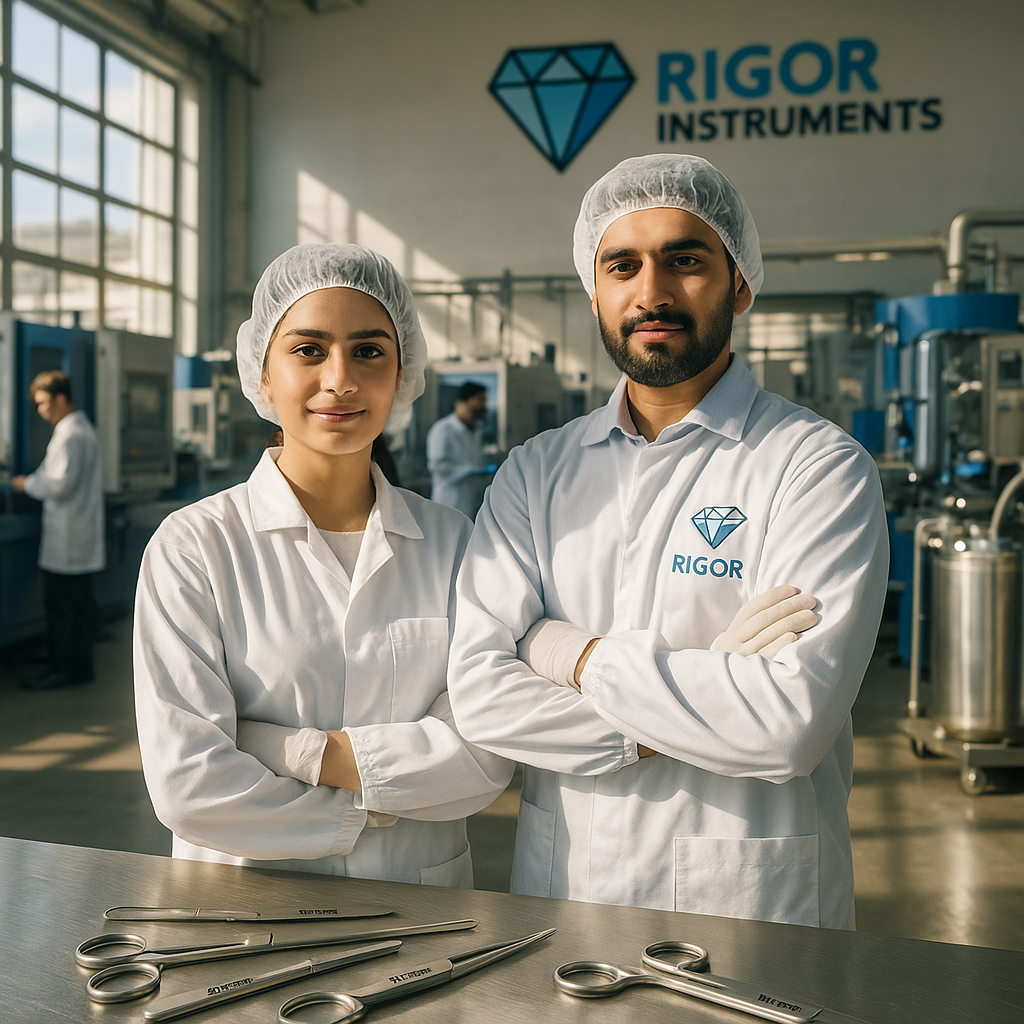 Rigor Instruments quality control and certification — surgical instruments manufacturer Pakistan